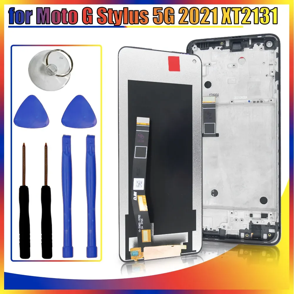 

New LCD for Motorola Moto G Stylus 5G 2021 LCD XT2131 Display Touch Screen Digitizer Assembly for Moto G Stylus 5G 2021 XT2131DL