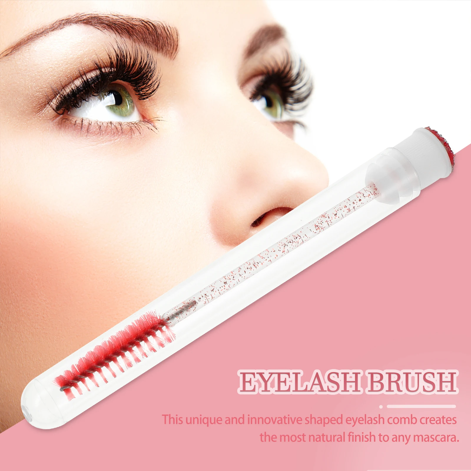 

10 Pcs Brush Eyebrow Wand Portable Tube Plastic Makeup Lash Comb Mascara Mascara Brushes Brushes Ergonomic Handle