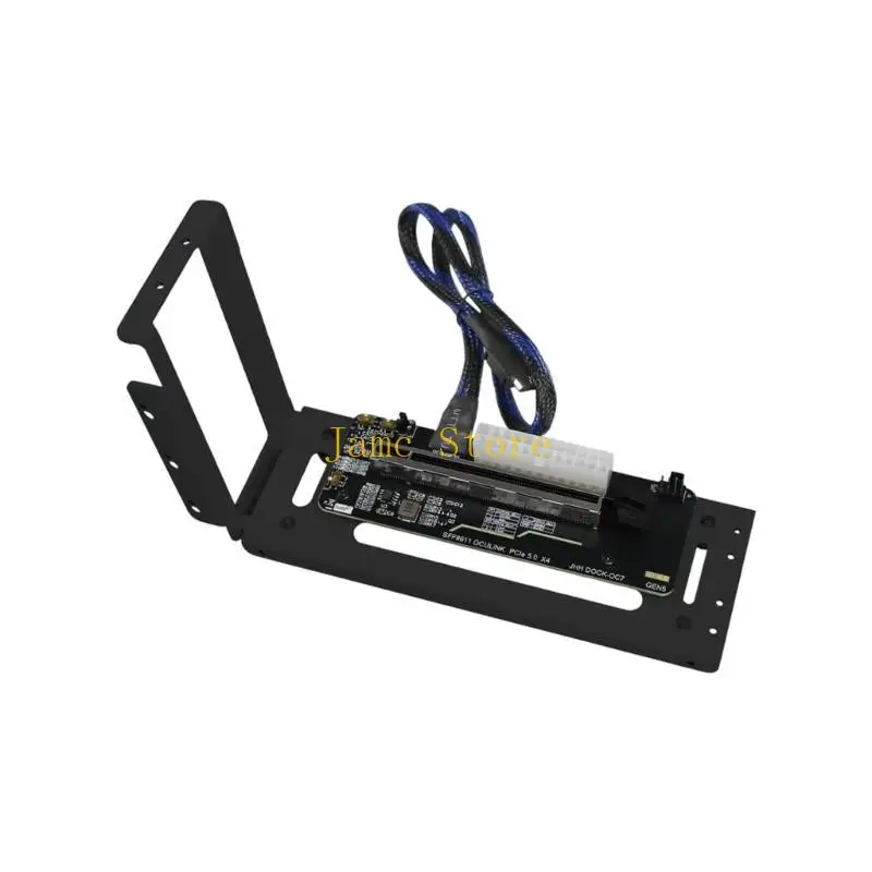 LX0B Upgraded Laptop GPU Bracket for /M.2 NVMe External Graphics Card GPU Dock Connection Low Latency For Gaming