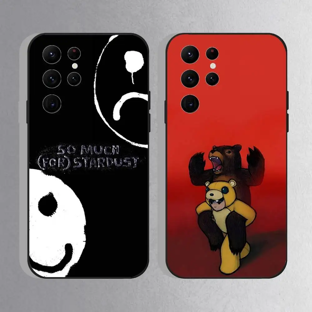 Fall Out Boy American Beauty Phone Case For Samsung S25,S24 Ultra,S20,S30 plus,S22 Plus,S23,Ultra 5G Silicone Black Shell