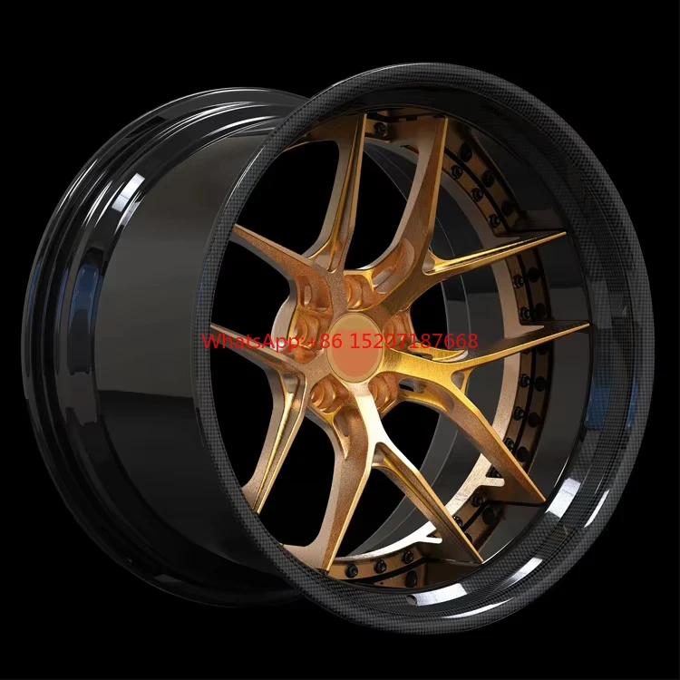 T6061 T6 aluminium Carbon Fiber Forged Wheels 19 24 Inch Rims for Mercedes Benz G63 GT AMG G500 customizable