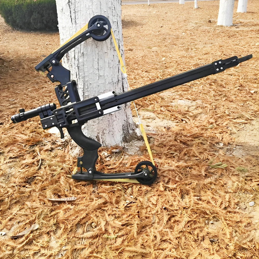 

Легкий блочный лук для взрослых, высокоточный дизайн с 50 стрелками и зеленой световой рейкой, портативный инструмент для тренировок на открытом воздухе