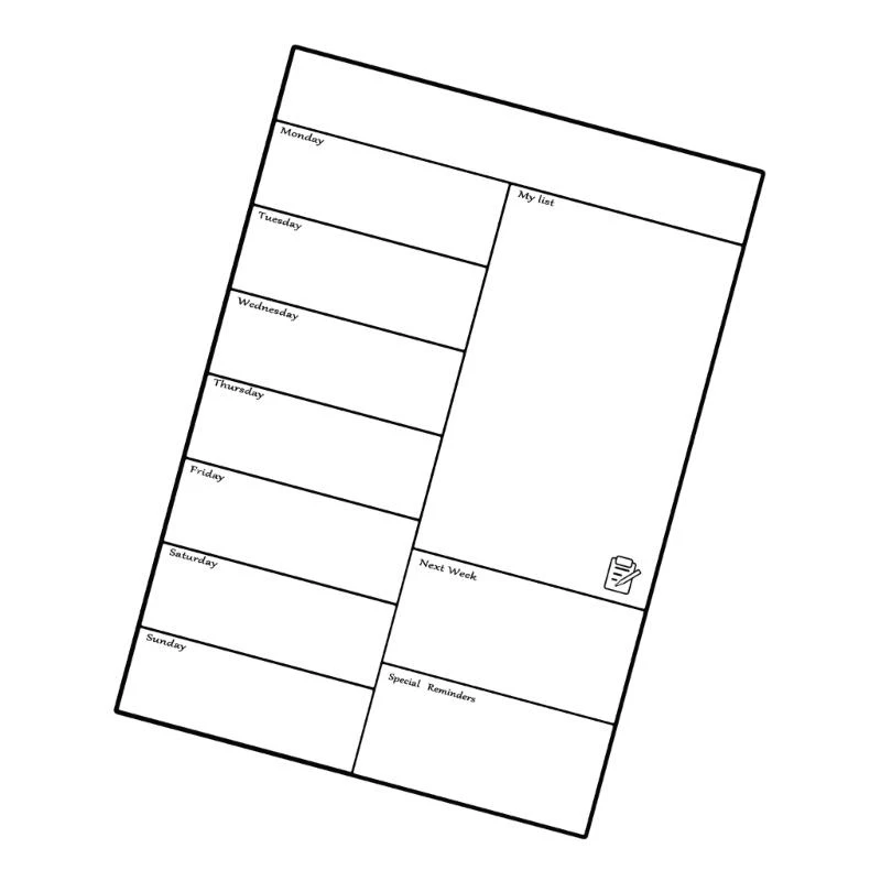 Магнитный холодильник календарь календарь еженедельно