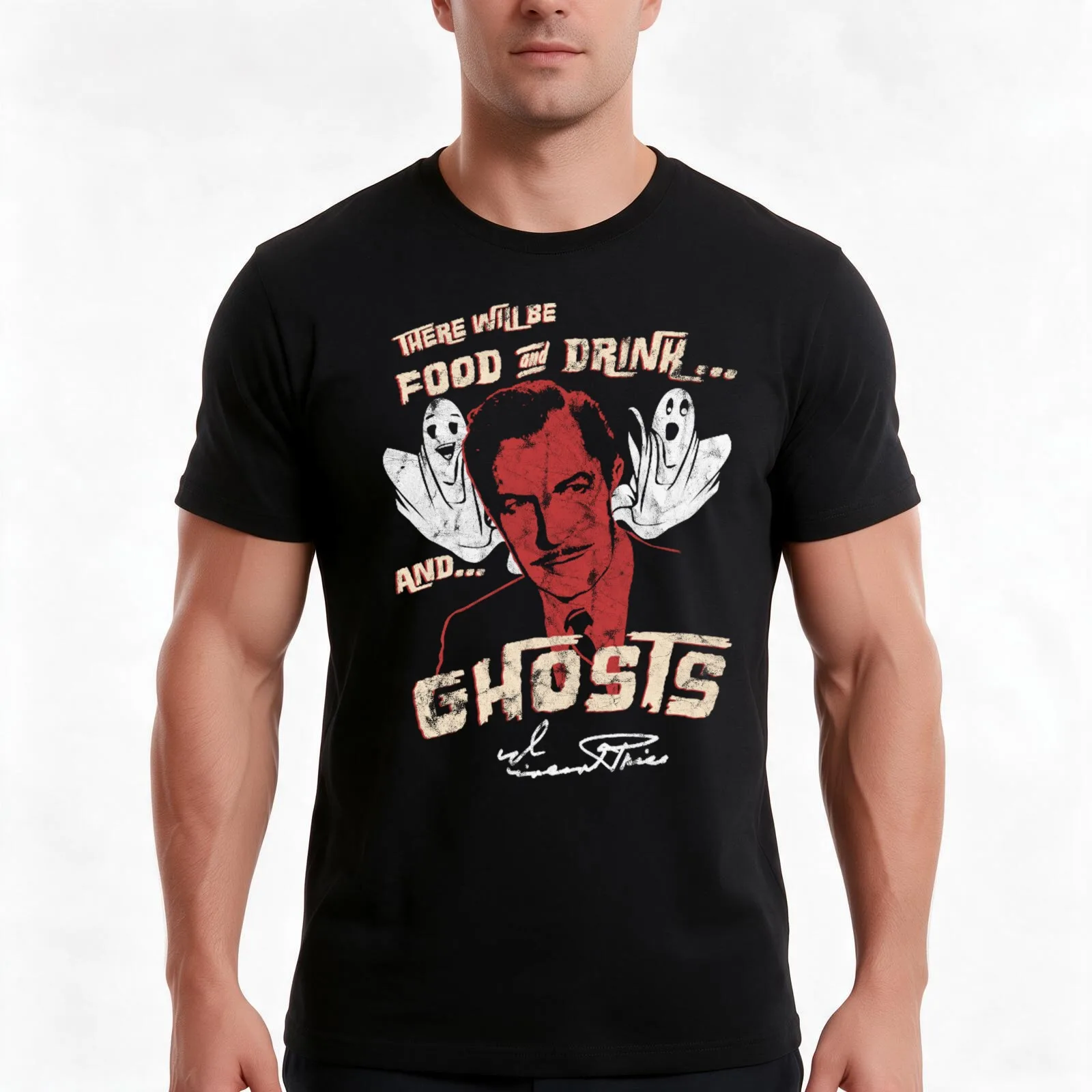 House on Haunted Hill 1 T-Shirt, Summer Casual Cotton Tee, Oversized Streetwear Tops, Vintage Graphic Print, Unisex Men Women