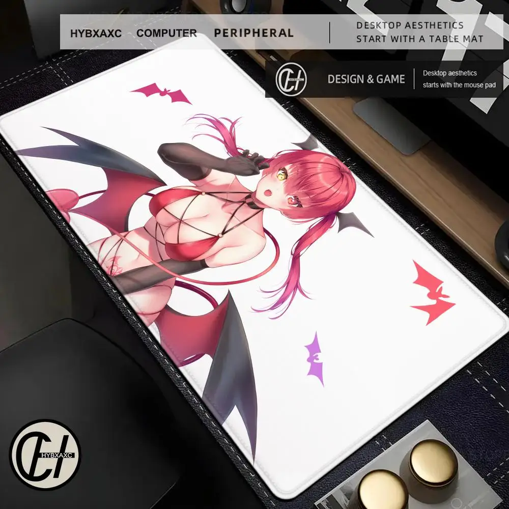 Hololive Houshou Marine Mouse Pad Laptop Kawaii Sexy Gaming Keyboard Rug PC Anime Girl Gamer Cabinet Mousepad XXL Cute Desk Mat