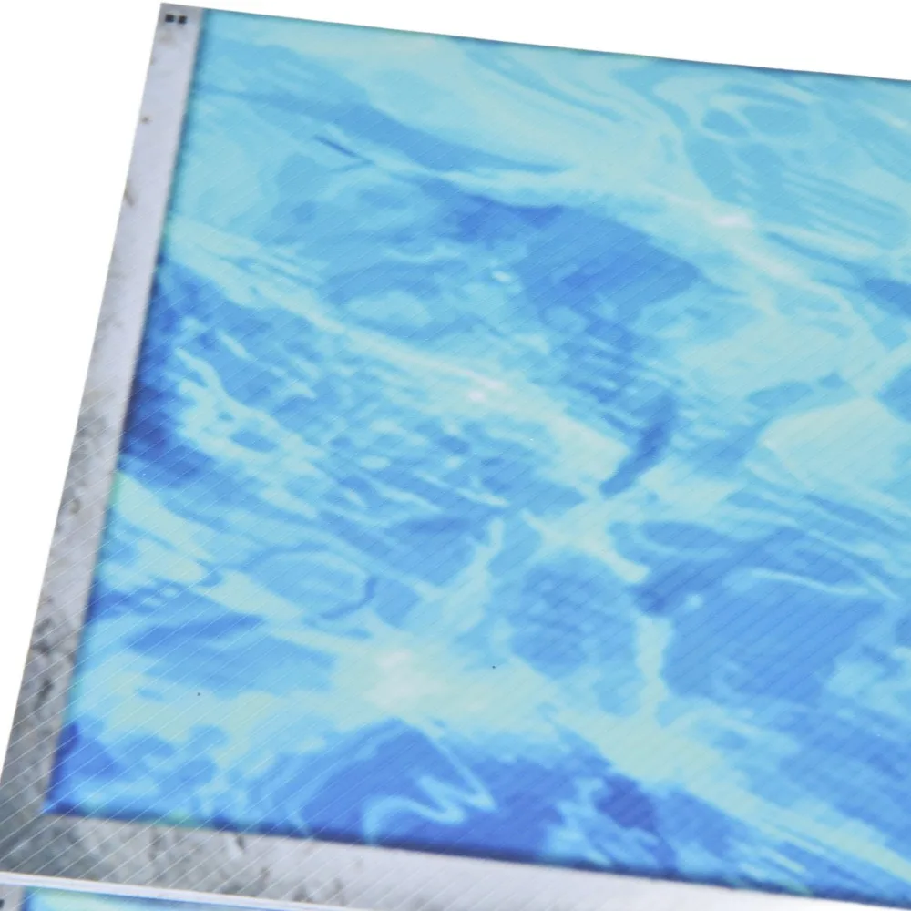 12pcs Self Adhesive 3D Bathtub Sticker PVC 5.9 in Bath Tub Sticker Stereoscopic Waves Blue Waterproof Antislip Sticker