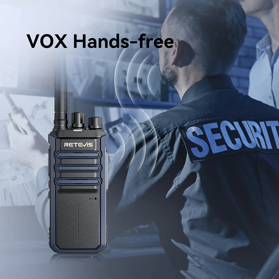 Retevis RT86A Walkie-Talkie, professionell, große Reichweite, lange Akkulaufzeit, langlebig, 2500 mAh, Zwei-Wege-Radio für Outdoor-Geschäfte – Detail 15