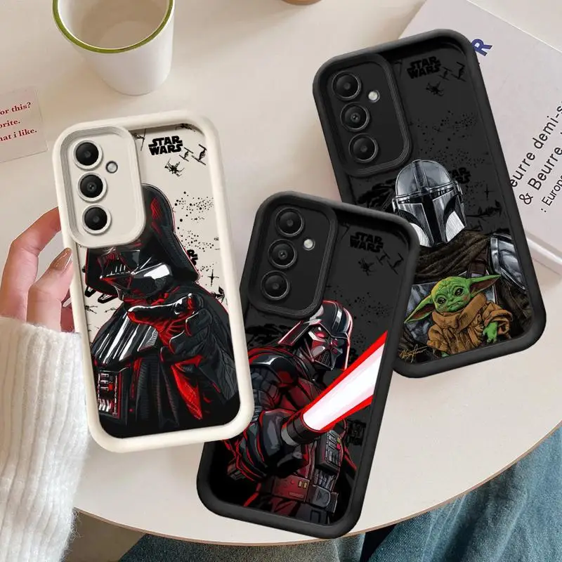 Stars Wars Cool Hero Cover Phone Case for Samsung Galaxy A15 A25 A35 A55 A51 A71 A72 A73 A52 A52s A53 A54 5G Soft TPU