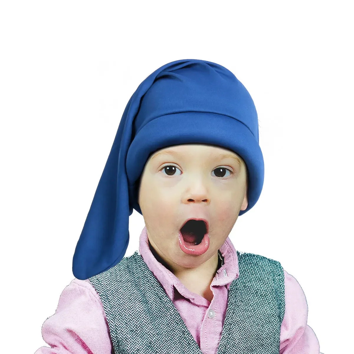 Cappello nano per bambini a 7 colori per bambini Costume da elfo di Natale Nani da fiaba Cosplay per accessori per bambini per feste di carnevale di Halloween