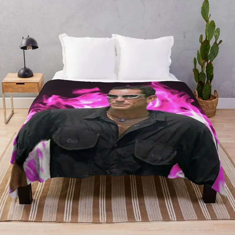 Jeff Probst Throw Blanket Decorative Throw Stuffeds Luxury Bed covers Blankets