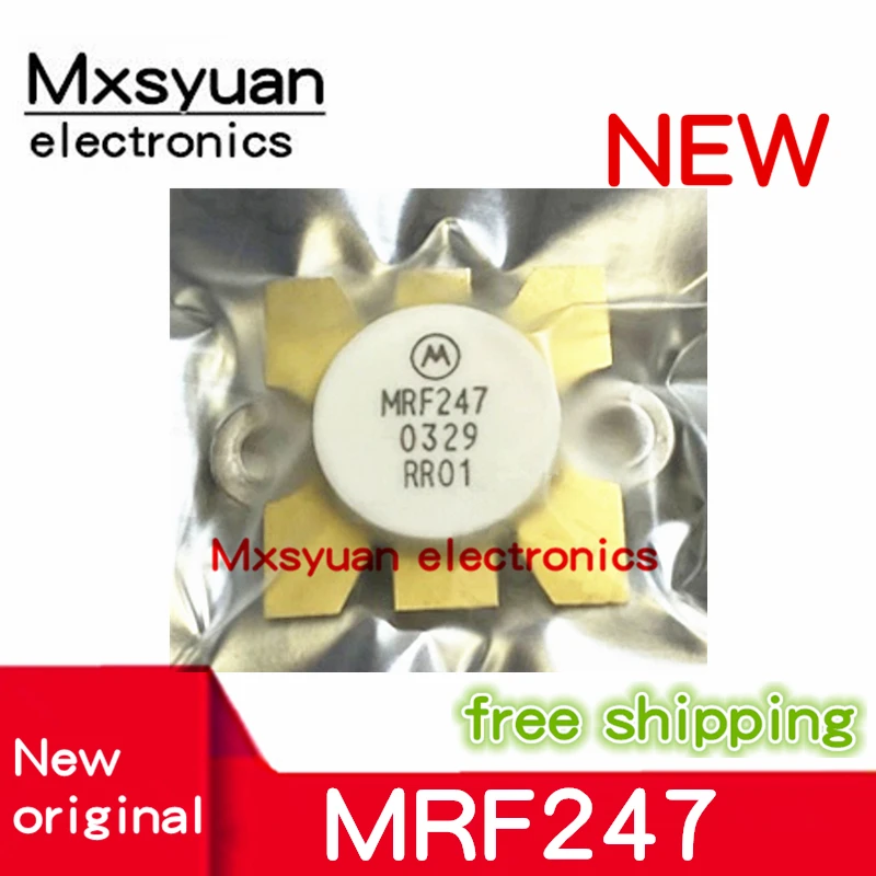1 unids/lote 100% nuevo original MRF247 TO-59 [12,5 V-36V 20A 75W 175MHz caja 316-01] Transistor Original de alta calidad en Stock