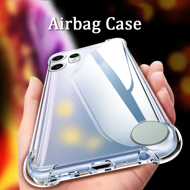 

Clear Shockproof Case for Nothing CMF Phone 2 Pro 1 Clear Anti-knock for Nothing CMF Phone 1 2 Pro Phone Shell Soft TPU Cover