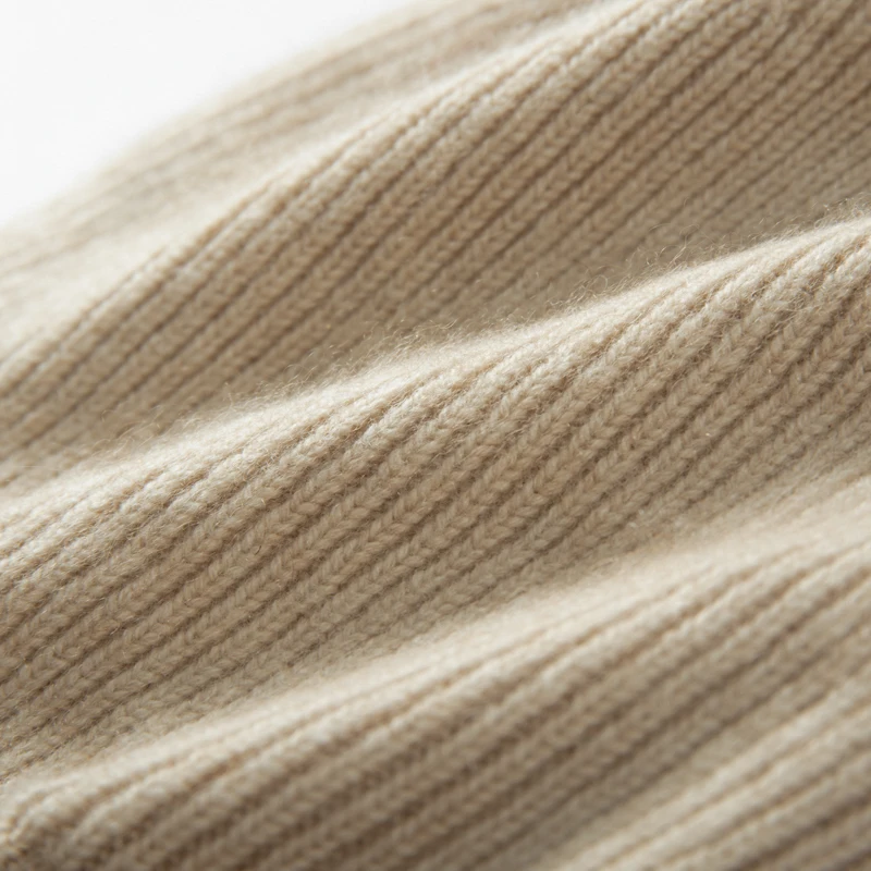 MERRILAMB Hochwertige Strickmütze aus 100 % Kaschmir für Damen und Herren, lässige Beanie-Mütze, Wintermütze, weich, warm, Kaschmir-Kappen, Unisex – Detail 15