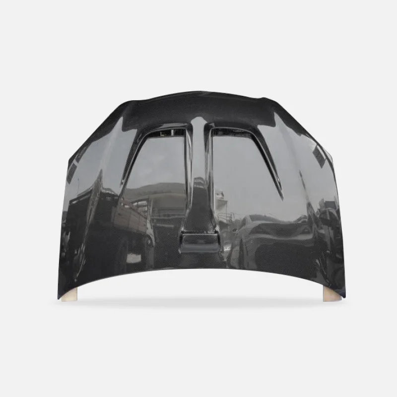 Wisdom Workshop Compatible with Integra Honda DC5 Acura RSX Carbon Fiber Modification Parts Infinite MUGEN Front Hood