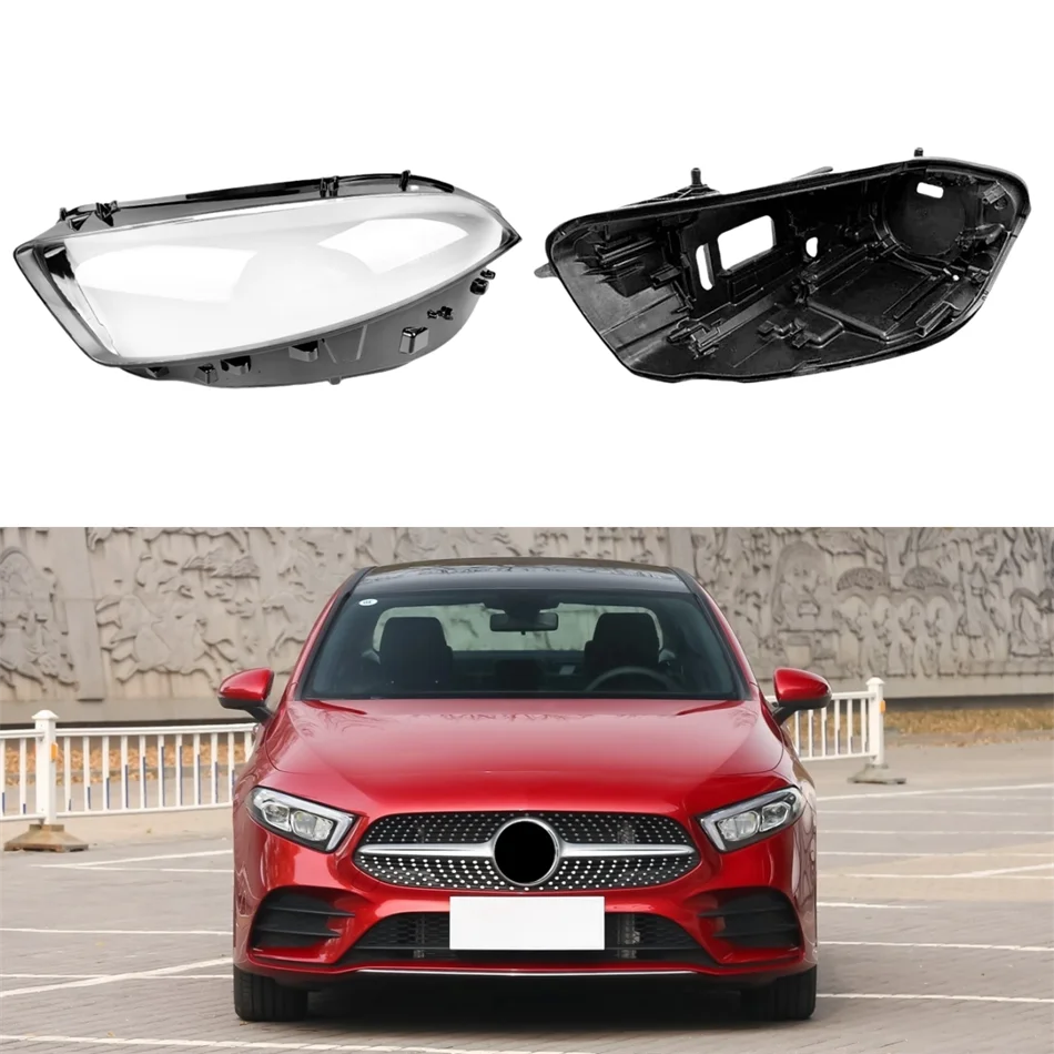 For Mercedes Benz A Class W177 2017 2018 2019 2020 2021 Car Accesorries Base Head Lamp Shell Back Casing Headlight Shell