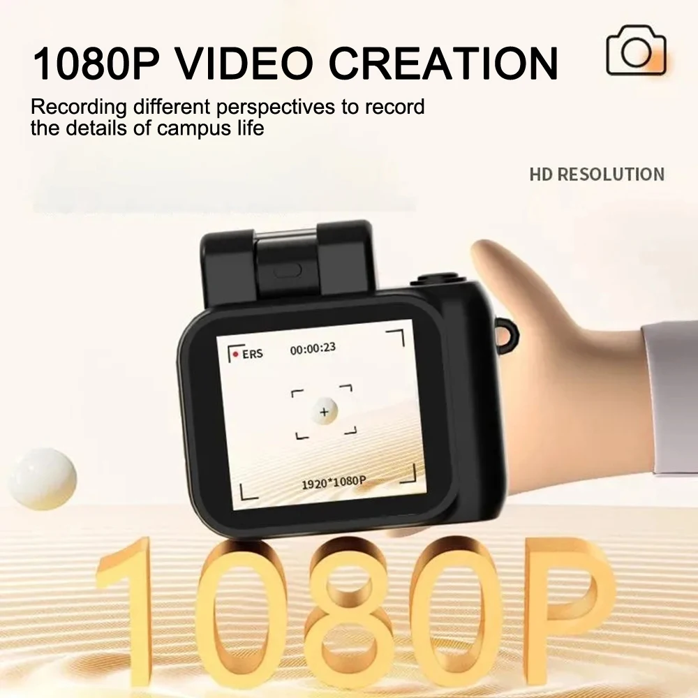 Imagem -04 - Mini Câmera Monoreflexes com Tela Lcd Filmadora Cmos com Flash Gravador de Vídeo Portátil dv hd 1080p Camcorder Cam