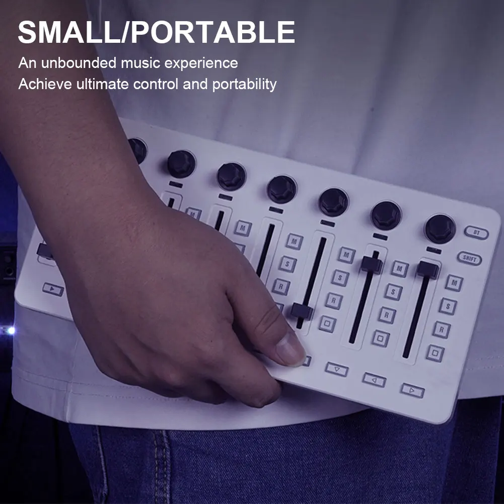 Wireless MIDI Controller BT Connection USB Controller Mixer DJ Mixer for Most Electroacoustic Instruments