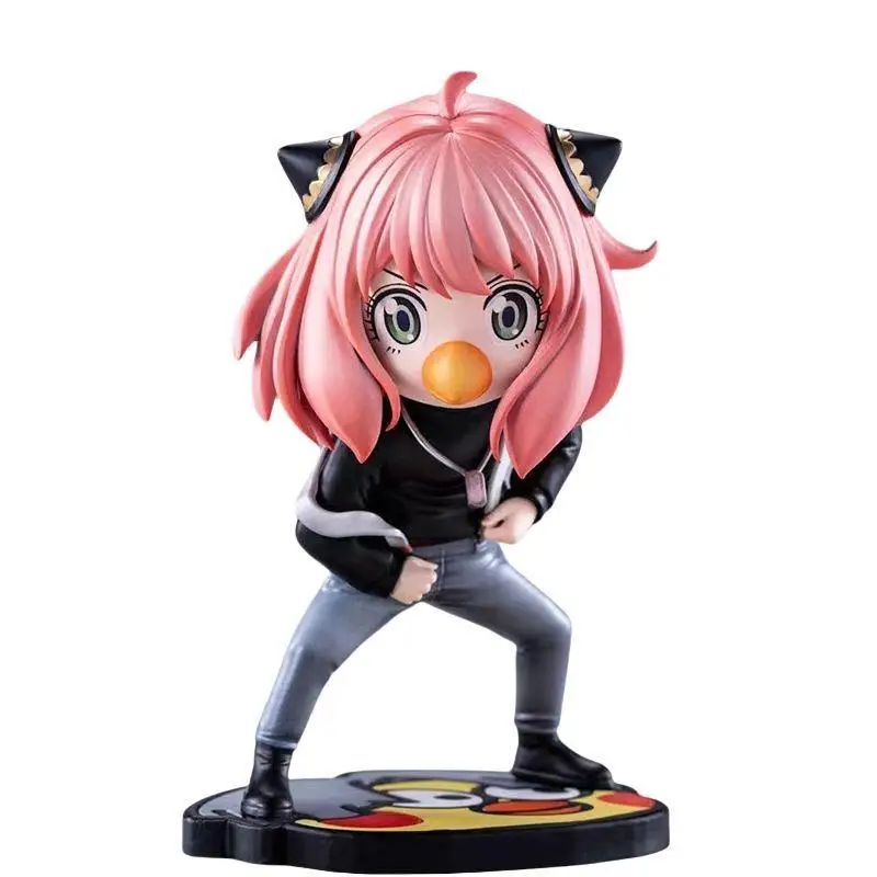 11 cm Neue Heiße Anime Spy×Family Ania Pvc Kreative Modell Statue Desktop Sammlung Ornamente Spielzeug Puppe Kinder Urlaub Geschenke