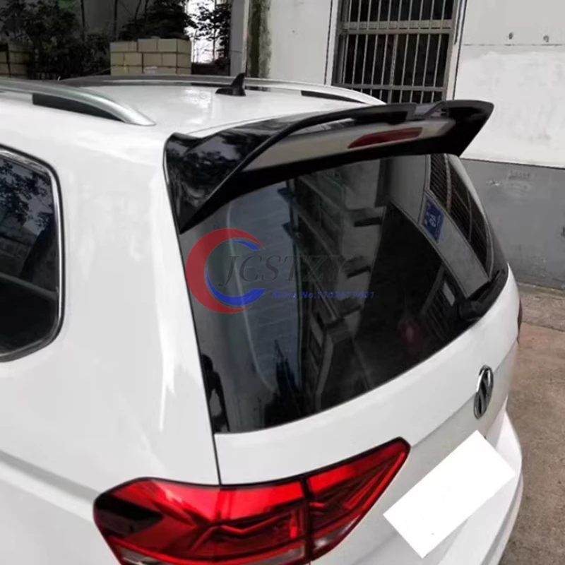 Für VW Touran Spoiler Hohe Qualität ABS Material Auto Hinten Flügel unlackiert Farbe Heckspoiler Für Volkswagen Touran 2016-2018