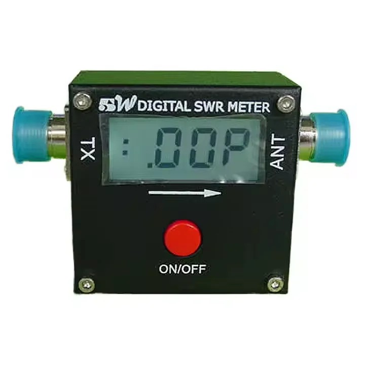 

REDOT-2017A 1.6MHz-60MHz Digital SWR Meter HF Shortwave Portable Standing Wave Radio Meter with SL16-KF Connector