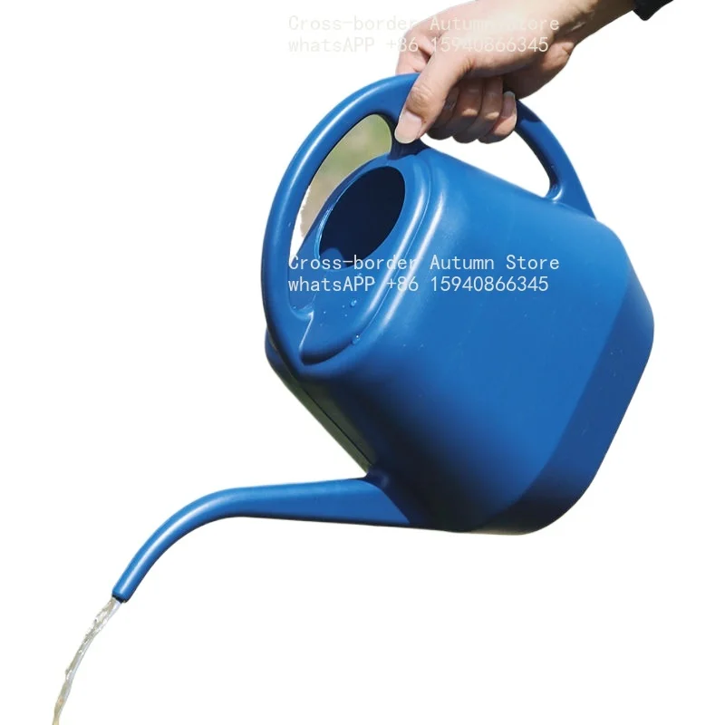 Long mouth pot for watering flowers Plastic watering kettle Garden vegetable garden watering kettle 4 liter gardening