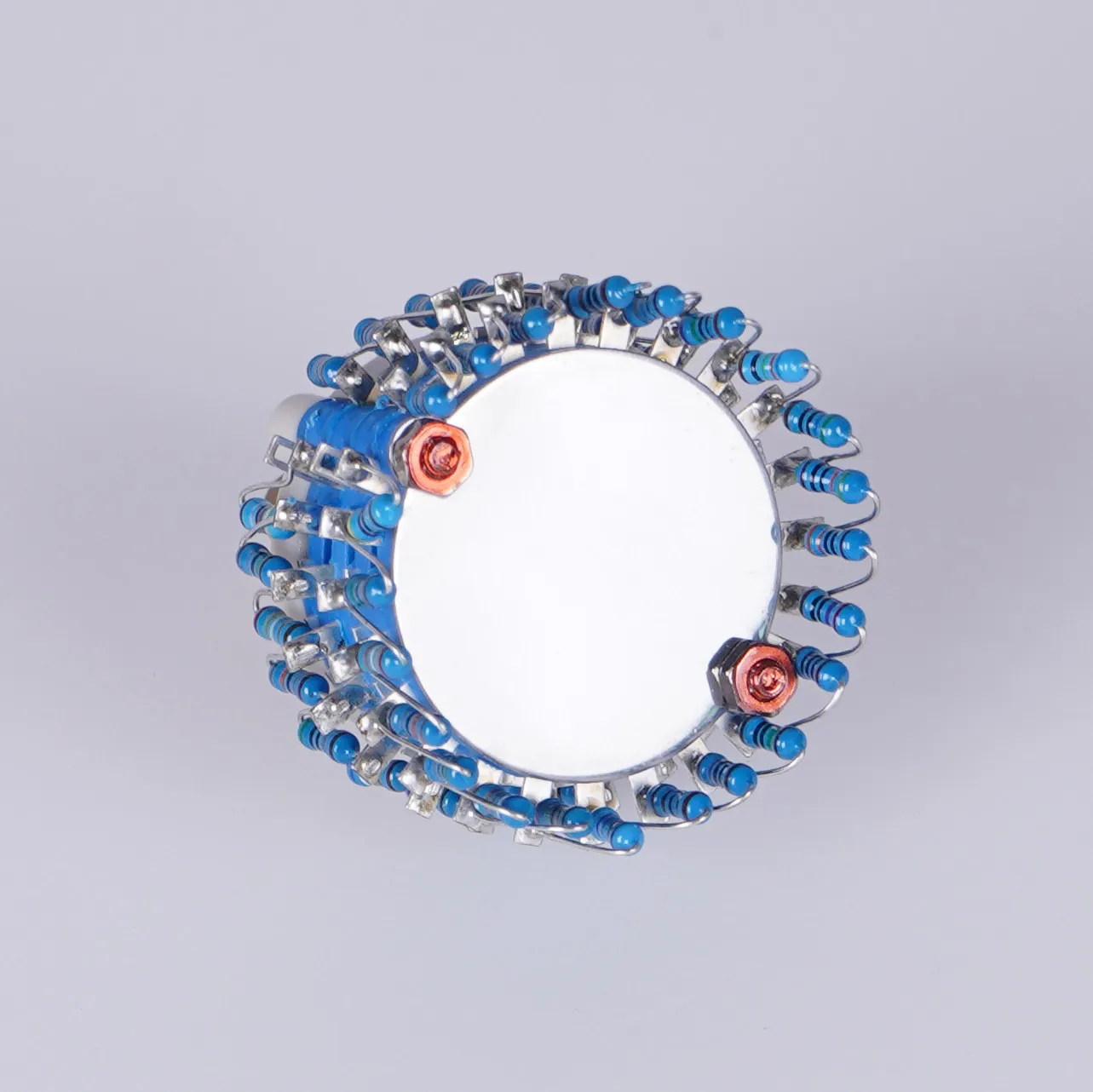 Stepped dual channel volume, 10K/50K/100K/250K/500K/1M high-precision 24 levels, round handle potentiometer