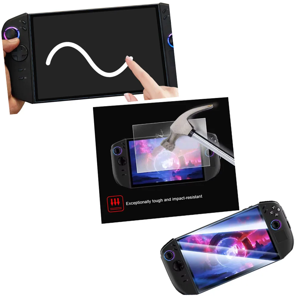 

for Legion Go 2 Tempered Glass Ultra HD Anti Blue Light Screen Film 9H Hardness Ultra-Clear Screen Tempered Glass Film