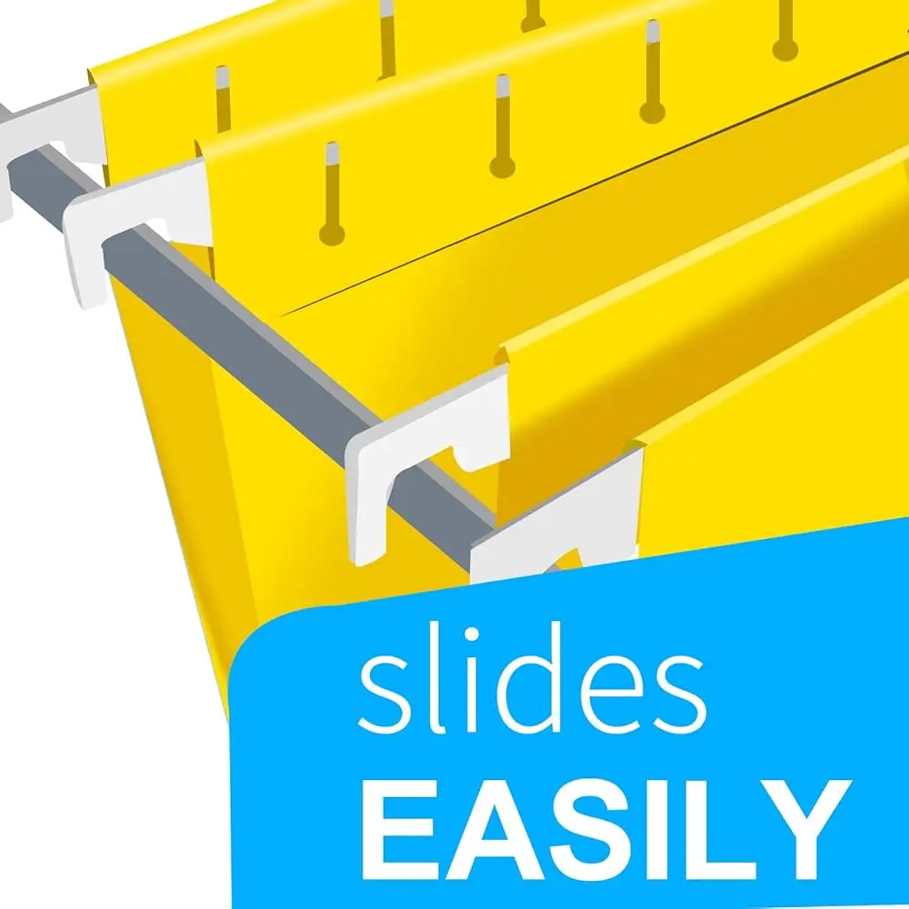 Folder File Gantung Aksi Ekstra, Folder Gantung Ukuran Huruf Bertulang 60 Pa dengan Ekspansi Tugas Berat 3 Jam, Dirancang untuk