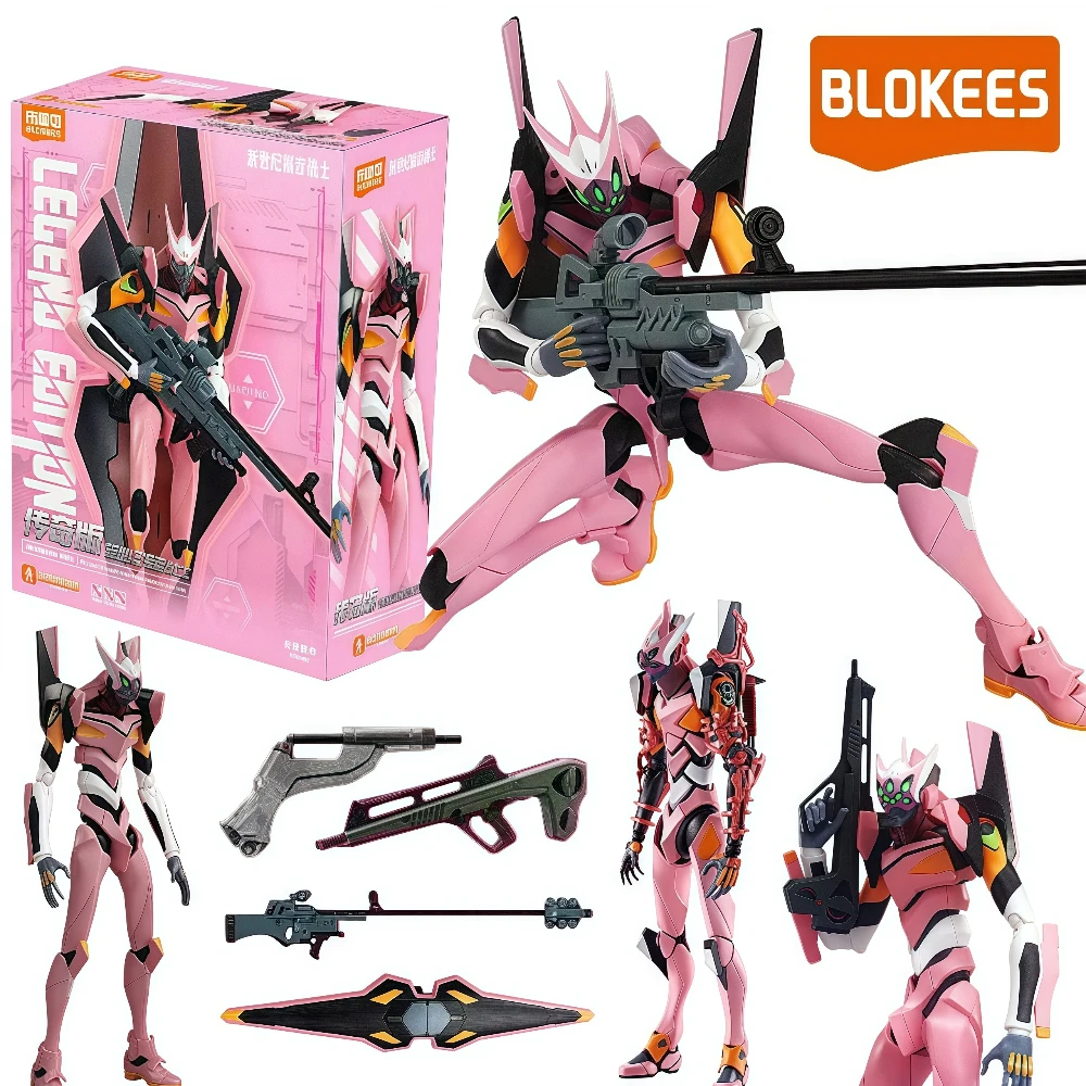

BLOKEES Оригинальная сборная фигурка Evangelion Type-08a Legend Edition Neon Genesis Evangelion Мари Макинами, аниме-робот, AR