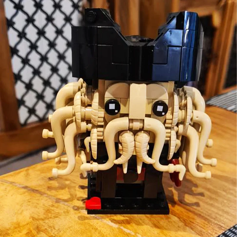 有名な海賊映画のフィギュアコレクション、子供のおもちゃ、誕生日プレゼント、266個のMoc-davy Jones