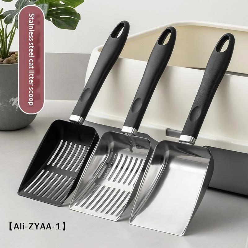 【A】Cat Sand Cleaning For Dog Cat Clean Feces Supplies Cat Litter Shovel Pet Cleaning Tool Pet Products Metal Long Handle Scoop