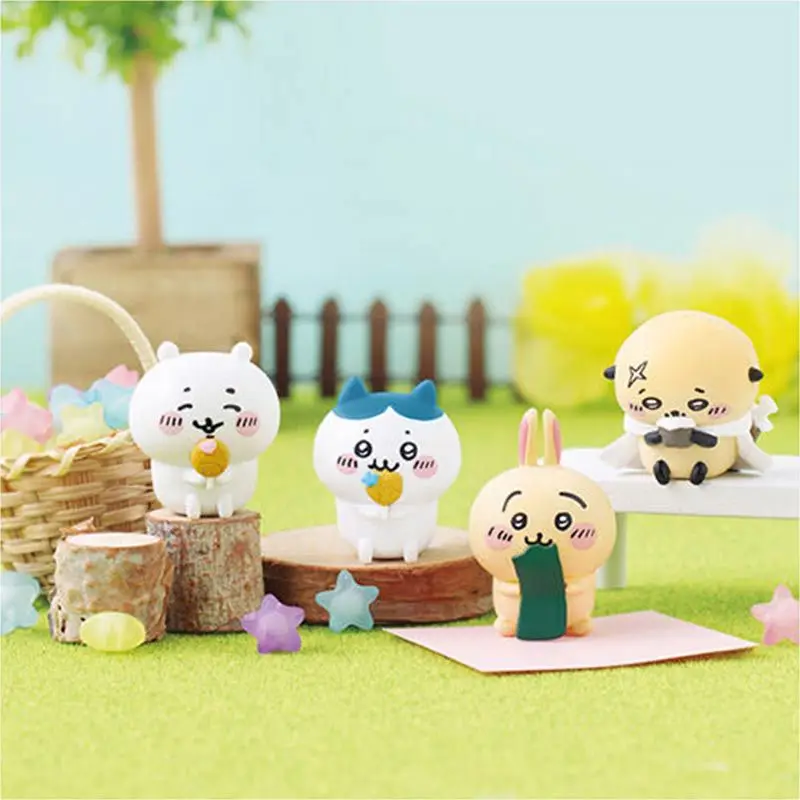 BANDAI Chiikawas Gashapon Food Series MINISO Usagi Anime Action Figure Collect Model Tosy Desktop Decoration Birthday Gifts