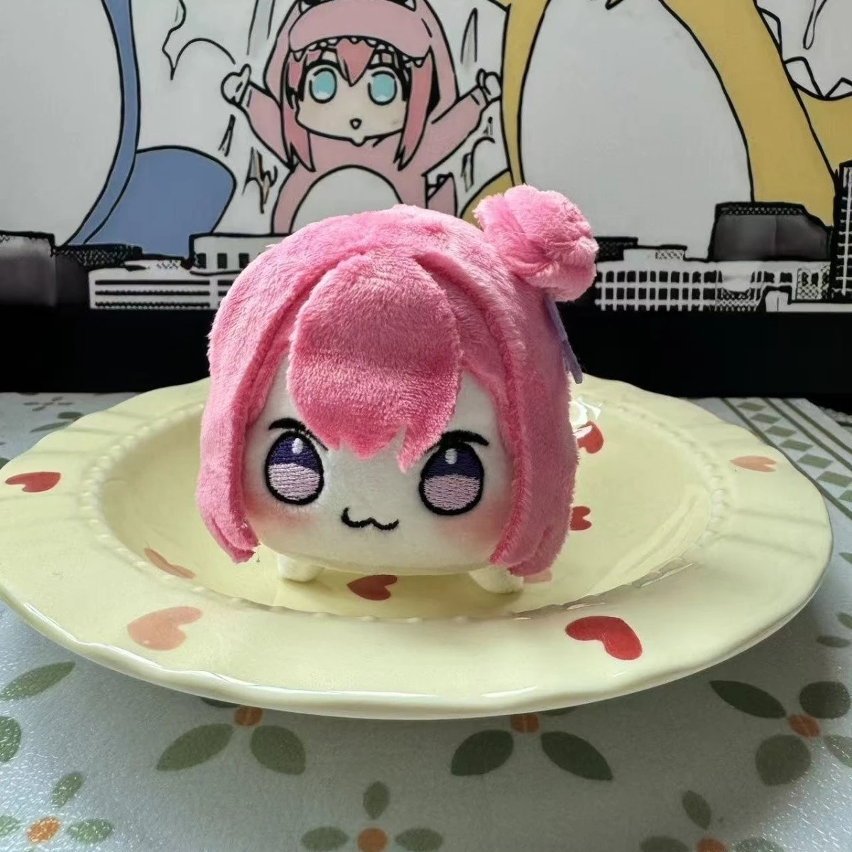 

Anime Game Doro Kawaii Girl Cosplay Cotton Doll Plush Keychain 10cm Soft Mini Bag Charm Plushie Toy Figures Cartoon Fans Gift