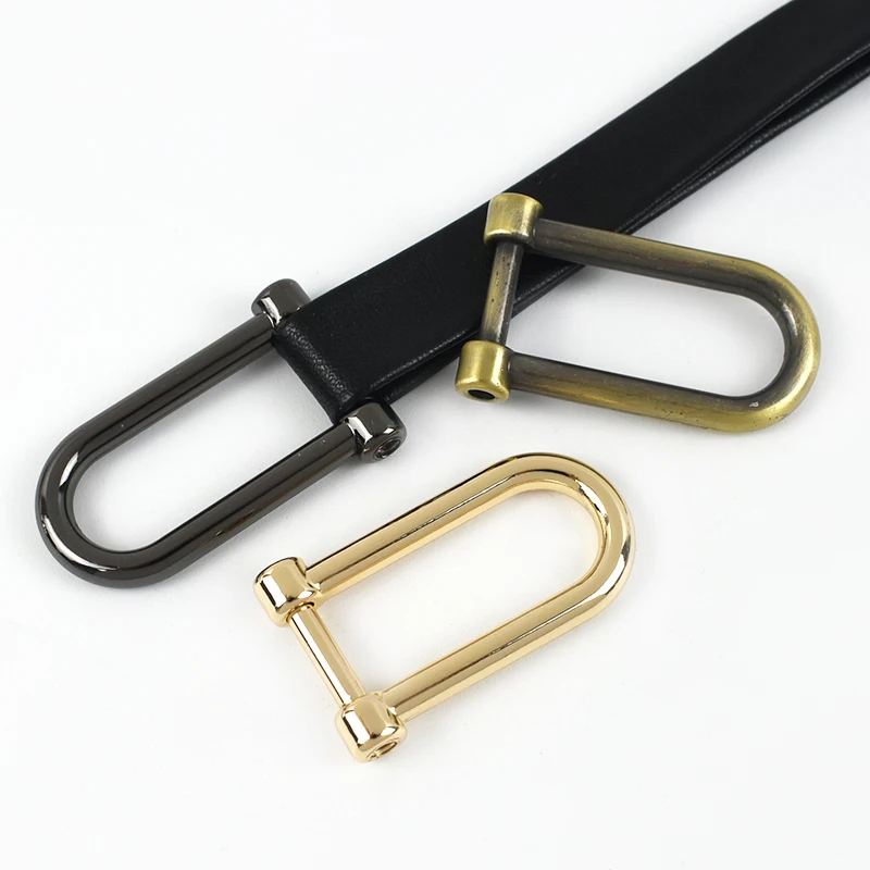 2/4/10P 10 مللي متر حقيبة معدنية D حلقة مشبك Blet للإزالة حلقات المسمار المشبك الأمتعة Starp شماعات حلقة هوك إكسسوارات الأجزاء الداخلية للكمبيوتر