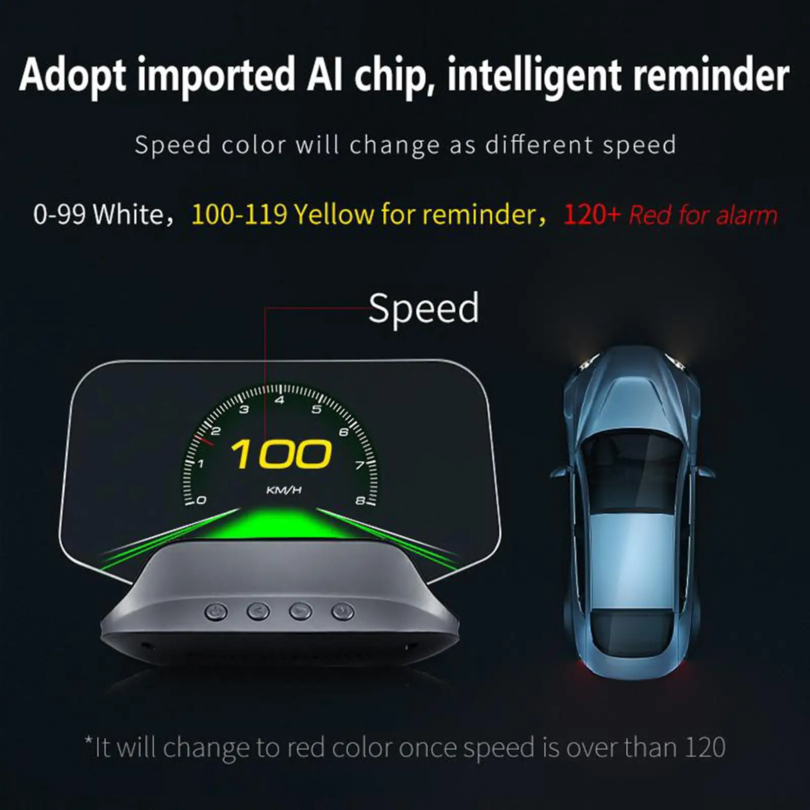 OBD2 Gps Hud Digital Speedometer Lcd Car Display Universal Electronic Dashboard Device for Live Navigation and Speed Alerts
