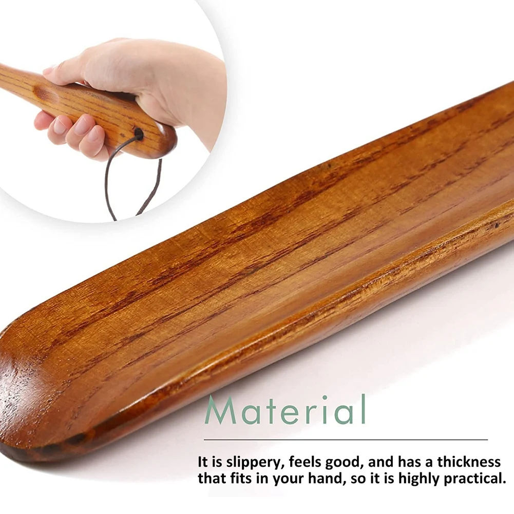 Long Shoehorn That Does Not Bend the Waist Wooden Shoehorn Bella Long 75cm Wood Fashionable Wood Grain