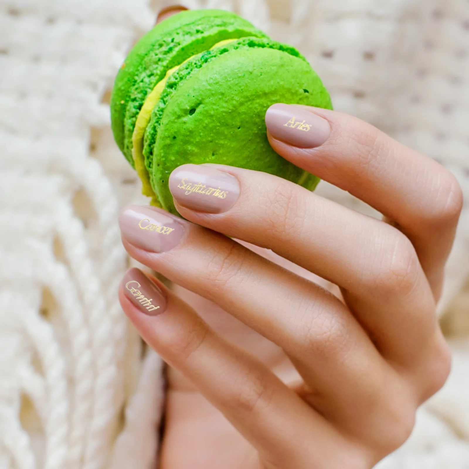 Nail Art Charm Zodiac Decorations Twelve DIY Ornaments Home Salon Alternative Zodiac Nail Charm