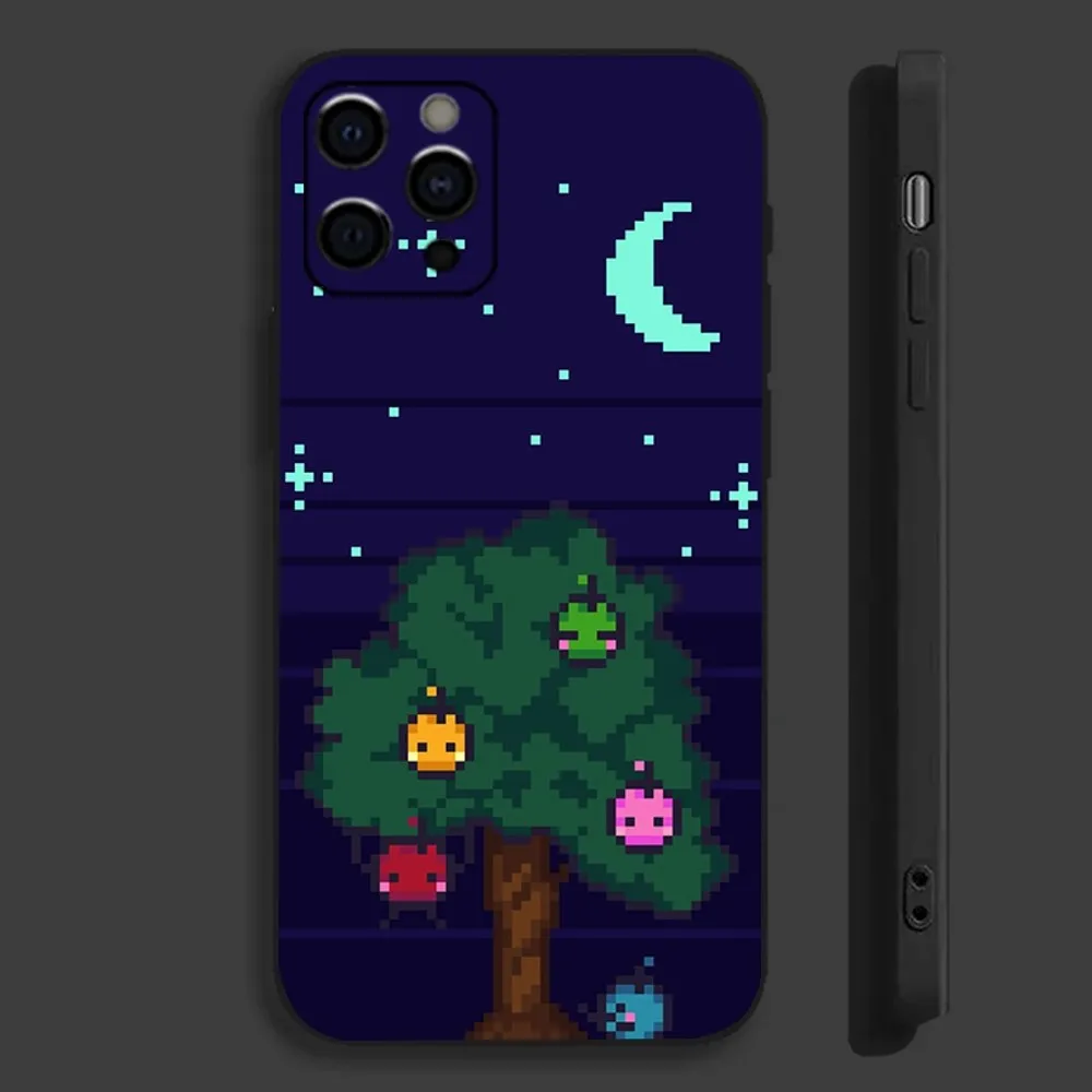 S-Stardew V-Valley Game Phone Case For Apple iPhone 15,14,13,12,11,Pro,X,XS,Max,XR,Plus,Mini Soft Black Cover image 6