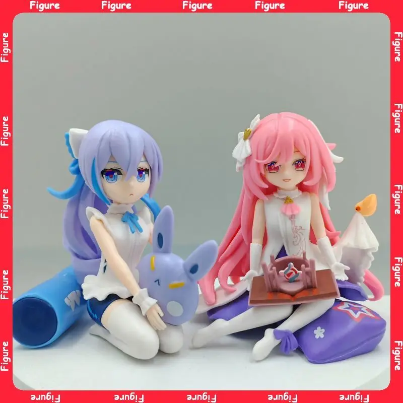 

10cm Honkai Impact 3 Elysia Bronya Zaychik Cute Anime Pretty Girl Action Figurine Desktop Ornaments Decor Toys Christmas Gifts