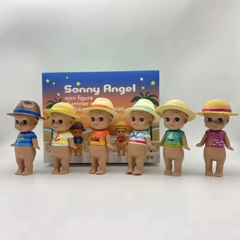 

New Sonny Angel 2016 Pirates Of The Caribbean Summer Beach Series Straw Hat Surprise Blind Box Action Figures Toy Birthday Gift