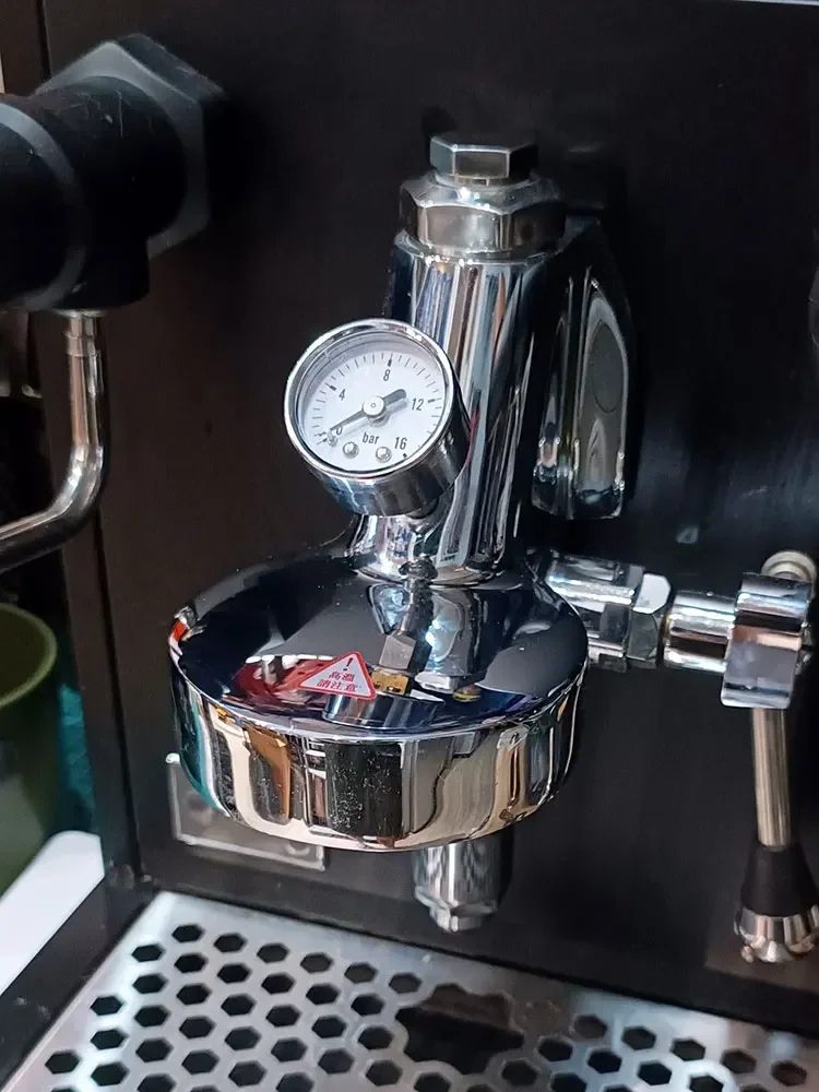 Semi-automática máquina de café Brewing Head, manômetro de água, pressão Display, adequado para E61, Made in China