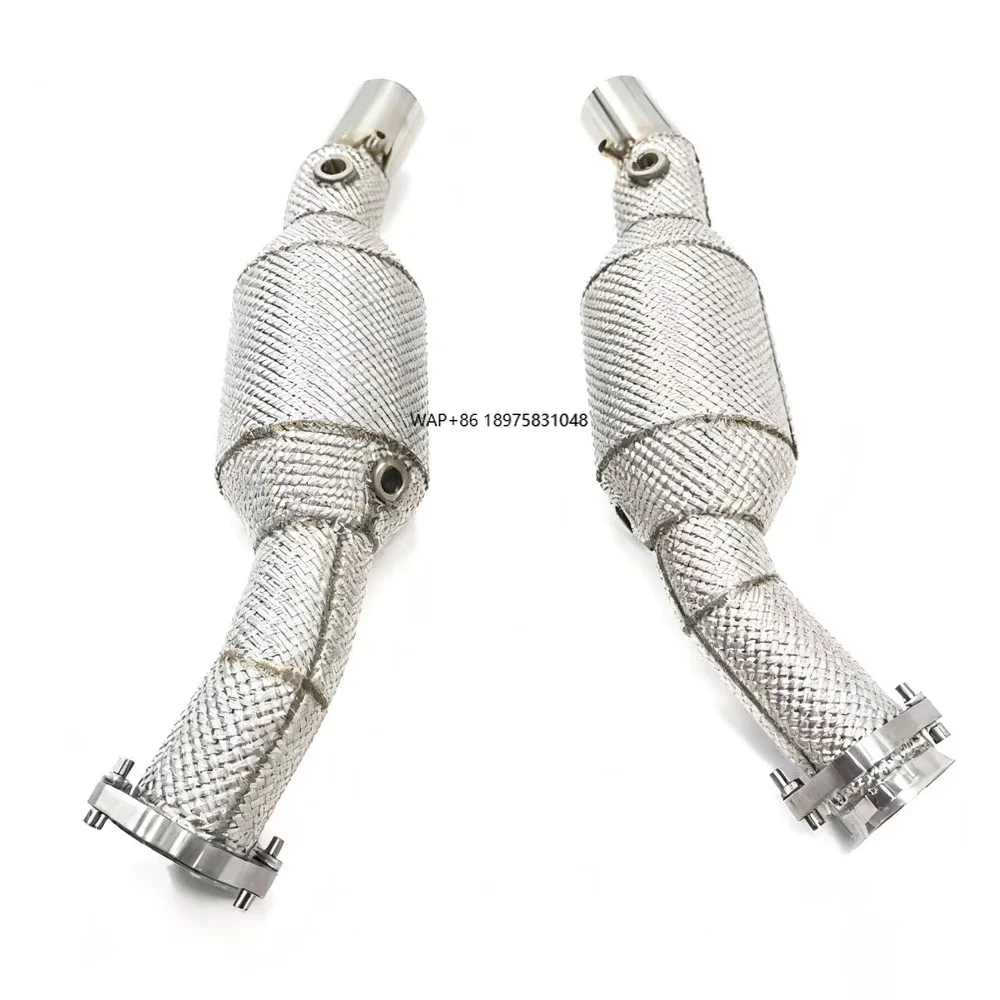 GDR Stainless Steel Downpipe Exhaust Pipe for F430 4.3 2005-2009 Catless for F430