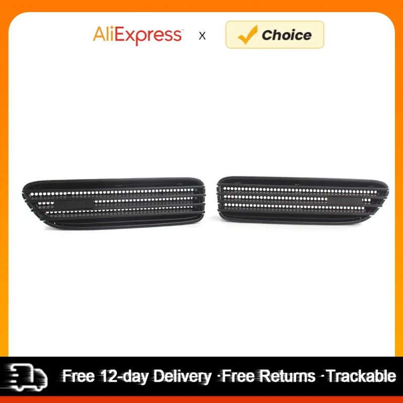 

1 Pair of Fender Vents Dumb Black Side Grill Grille Fender Vents Replacement for BMW E46 M3 01-06 Plastic Material Fender Vents