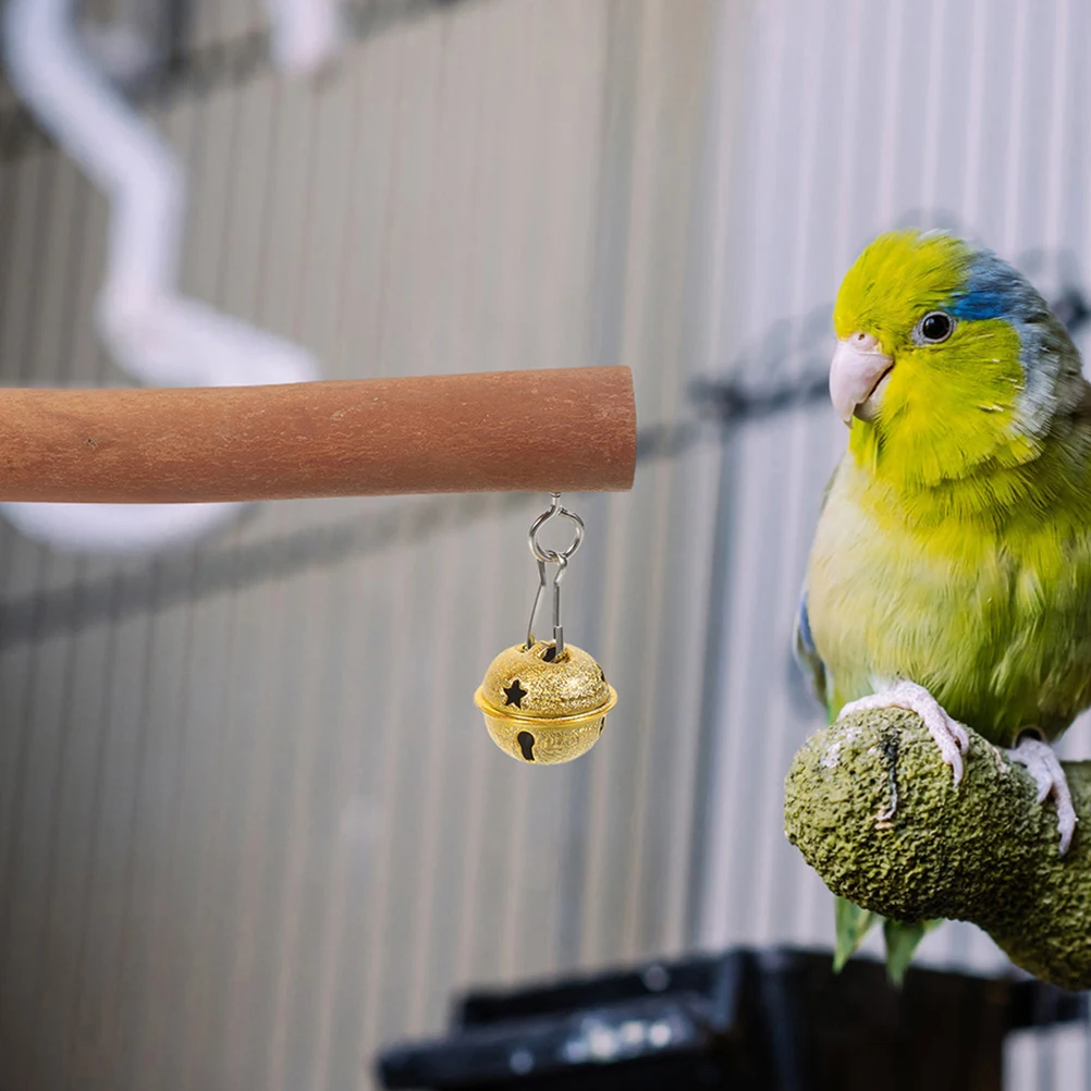 

Wooden Parrot Stand Bird Cage Perch Multifunctional Play Rest For Training Exercise Sturdy Birdcage Accessory Parrot Rest Perch