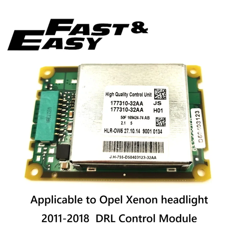 Новый модуль управления DRL 177310-32AB 177310-32AA для ксеноновых фар Opel 2011-2018 гг.