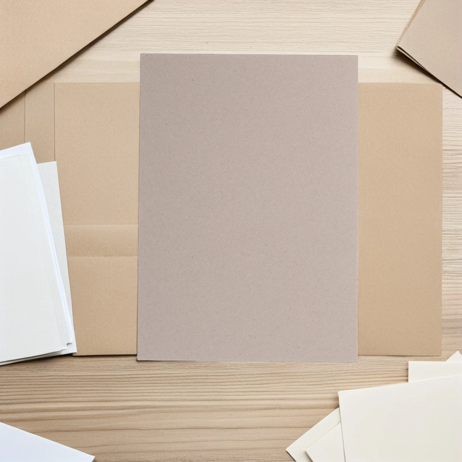 20 قطعة 1 مللي متر سميكة ملزمة من الورق المقوى الثقيلة كتاب المجلس Diy بها بنفسك المشاريع الحرفية غلاف الألبوم سجل القصاصات الورق المقوى ورقة رمادي #3