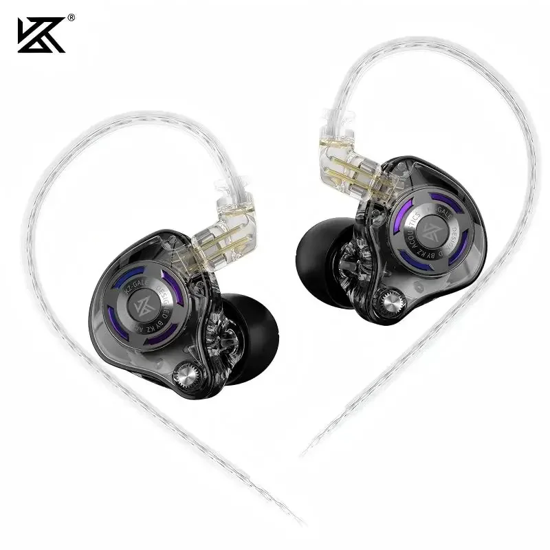 KZ Gale Esports-grade Dual-mic Gaming Earphones Wired Headphones Upgraded to Bluetooth Improved Bass Headest In ear HiFi Earbuds — product photo 1 of 1