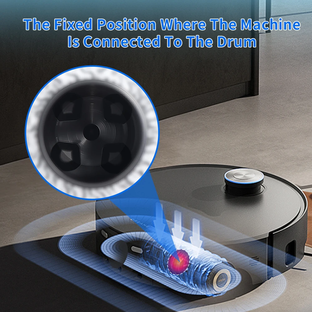 Roller Mop For Dreame Aqua10 Ultra Roller/Aqua10 Ultra Track/Aqua 10 Pro Track/X50 Pro Robot Vacuum Cleaner Roller Brush Cloth