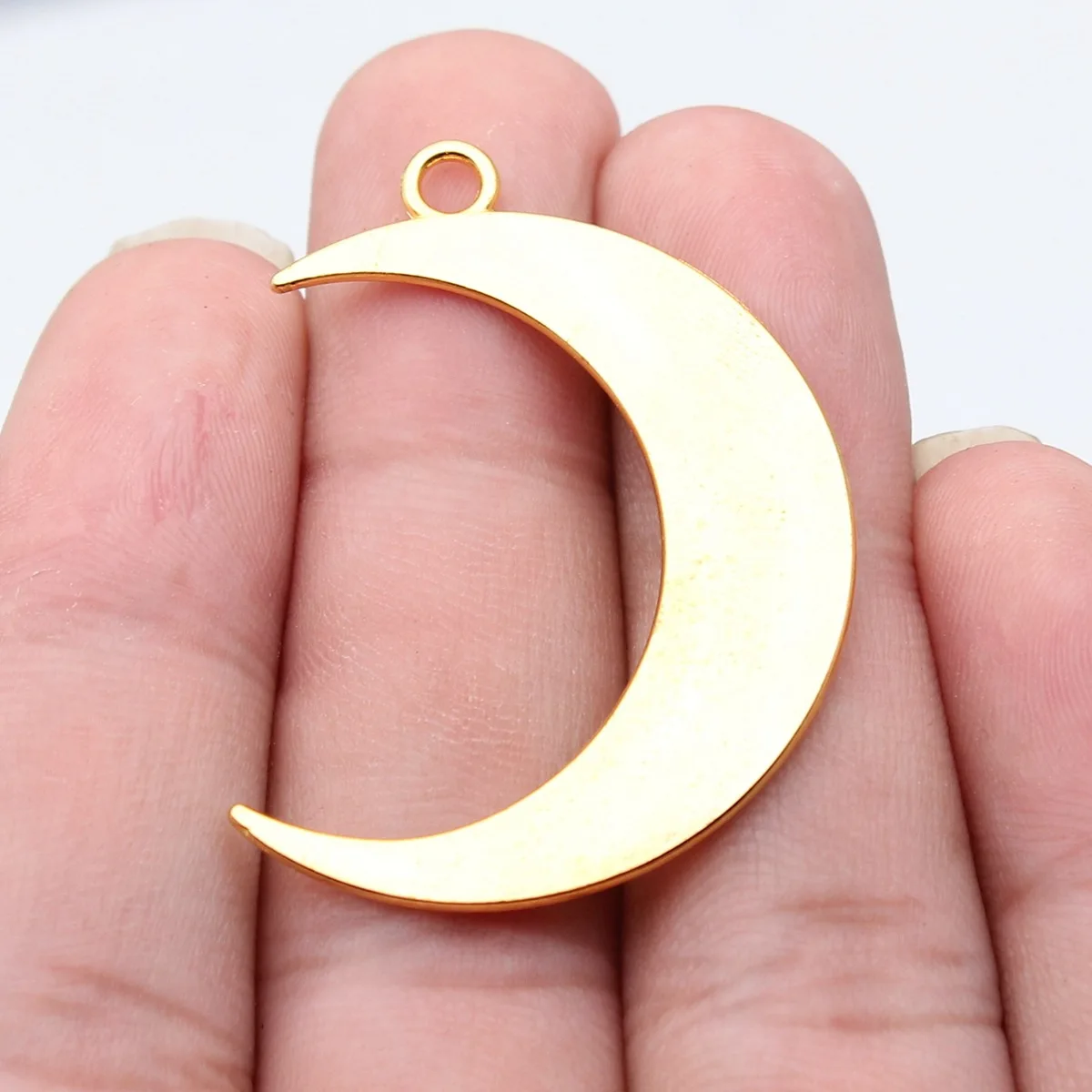 4pcs Crescent Moon Charms for DIY Jewellery Making