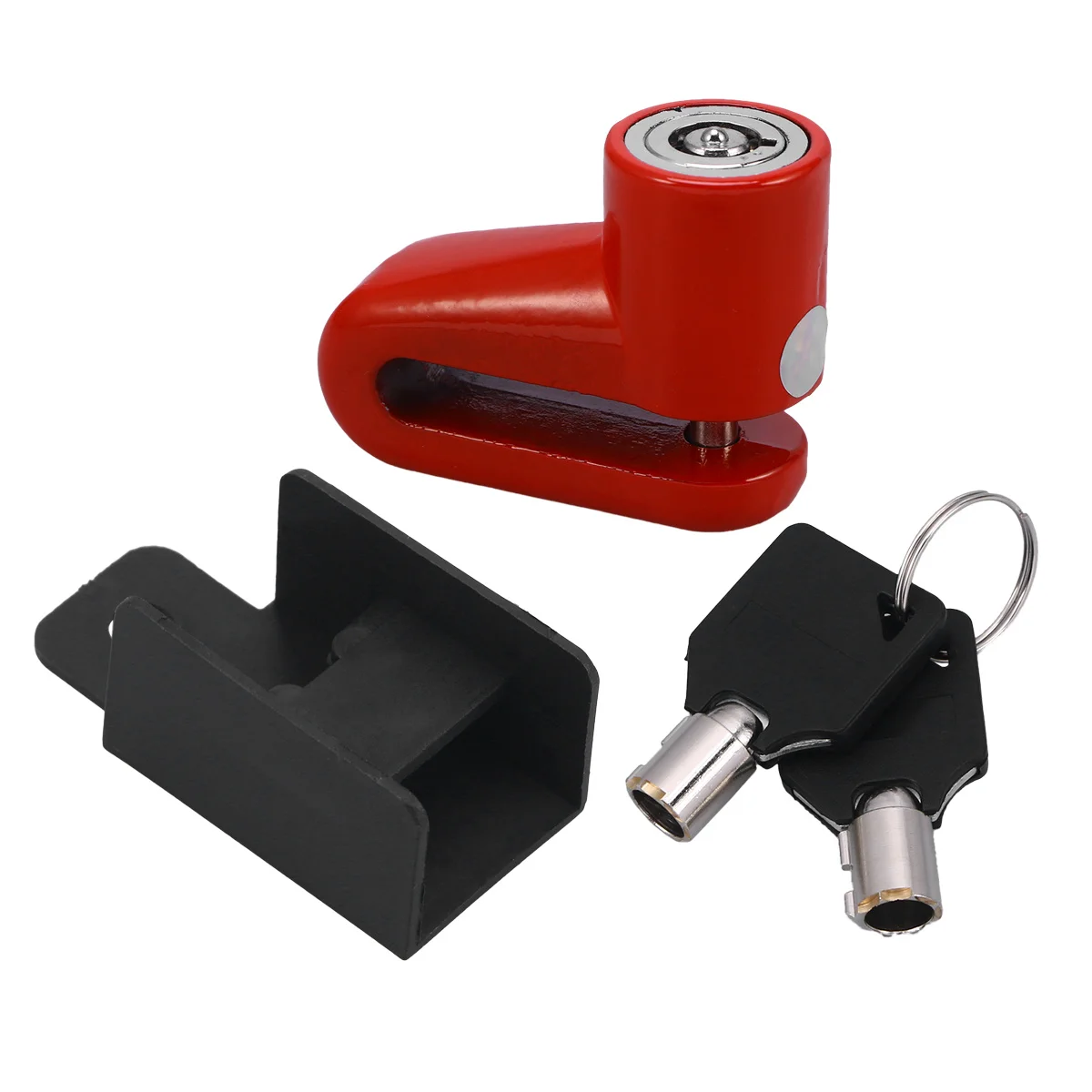 Bloqueo de freno de disco para bicicleta, motocicleta, bloqueo de seguridad antirrobo, ajuste Universal para Scooter, 1 pieza, construcción de Metal resistente, Simple